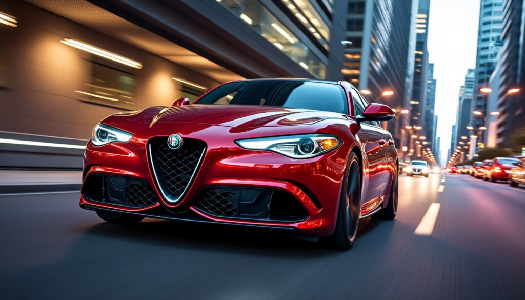 découvrez l'alfa romeo 6 underground, mettant en vedette la giulia quadrifoglio, un concentré de design italien et de performance spectaculaire.