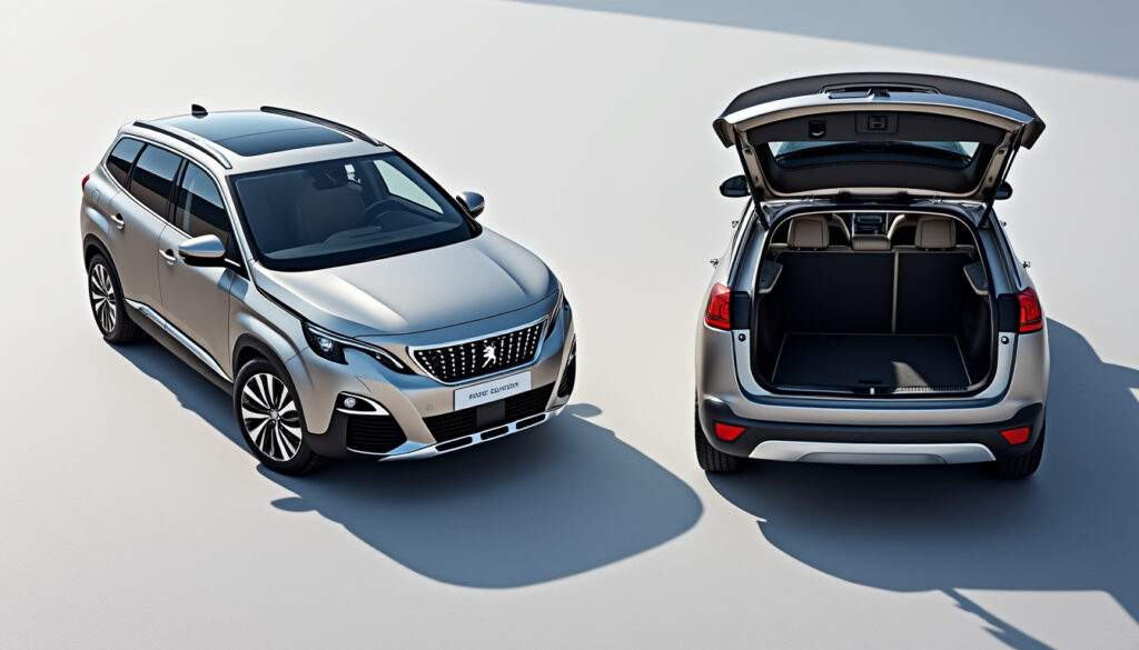 découvrez les dimensions détaillées du peugeot 3008 : capacité du coffre, longueur, largeur et bien plus pour mieux connaître ce suv élégant et pratique.