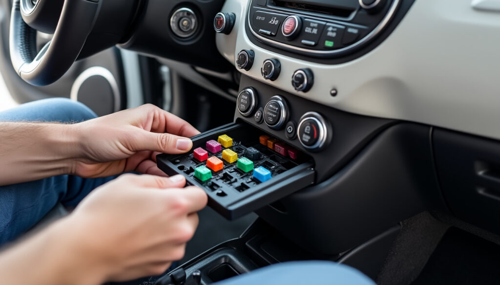 découvrez où se trouve le fusible de votre fiat 500 et comment repérer facilement le boîtier à fusibles pour identifier celui à vérifier.