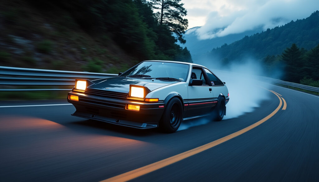 découvrez la toyota trueno ae86, icône japonaise du drift : son histoire, ses performances et son influence durable sur la culture automobile.